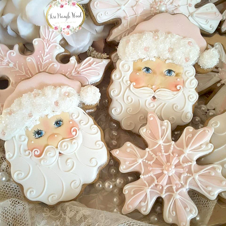14 Gorgeous Pastel Christmas Decorated Sugar Cookies | Random Acts of