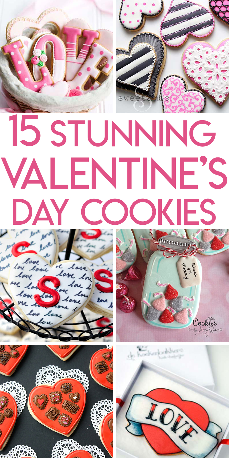 15 Beautifully Decorated Valentine’s Day Sugar Cookies | Random Acts of ...