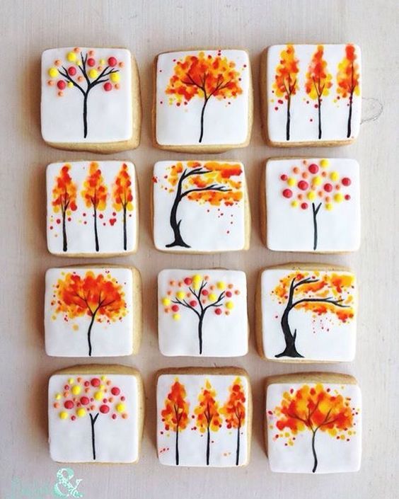 11 Beautiful Fall Sugar Cookies | Random Acts of Baking